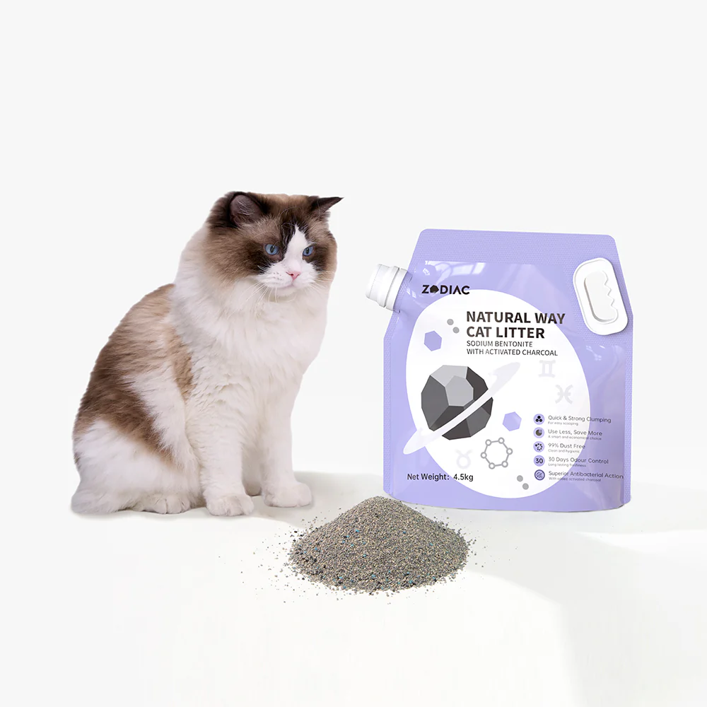 ZODIAC Natural Way Superfine Mineral Bentonite Cat Litter with Activated Charcoal - Image 4