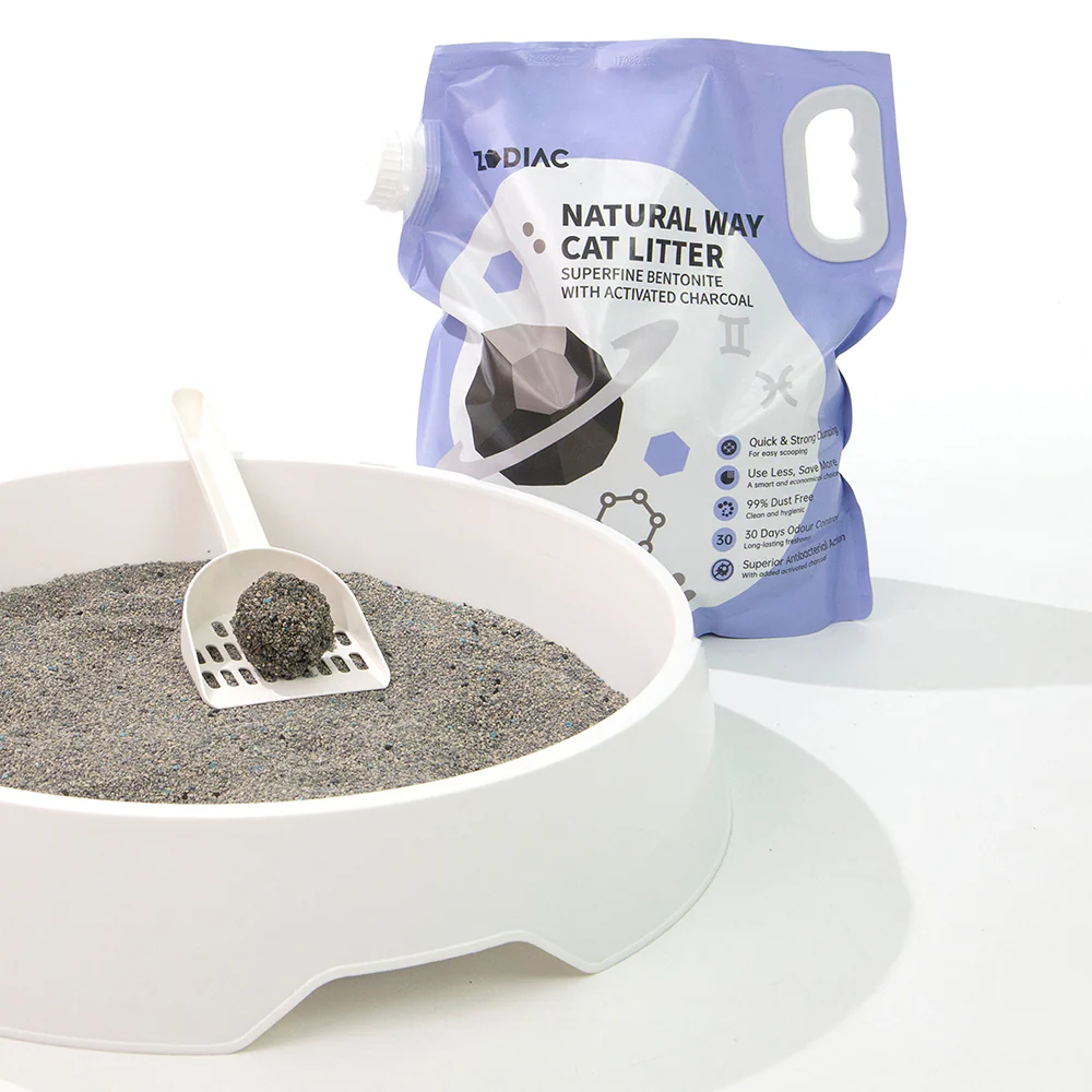 ZODIAC Natural Way Superfine Mineral Bentonite Cat Litter with Activated Charcoal - Image 5