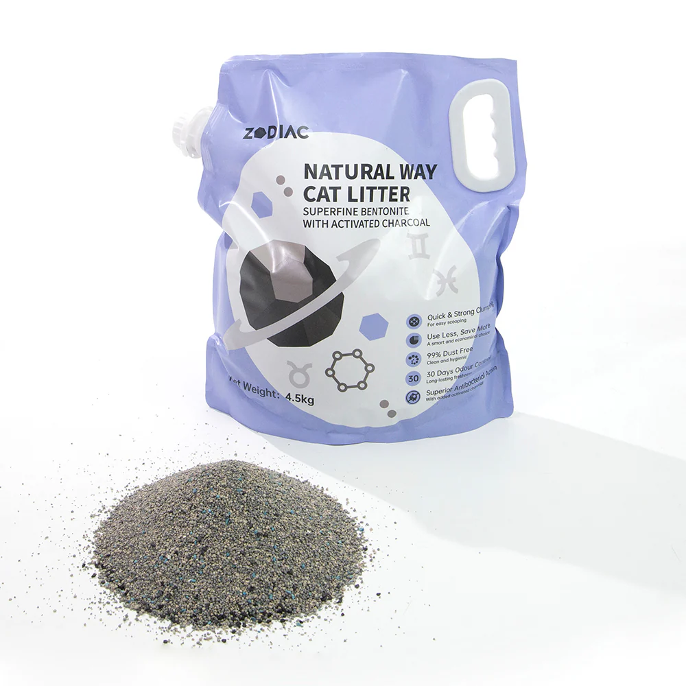 ZODIAC Natural Way Superfine Mineral Bentonite Cat Litter with Activated Charcoal - Image 9