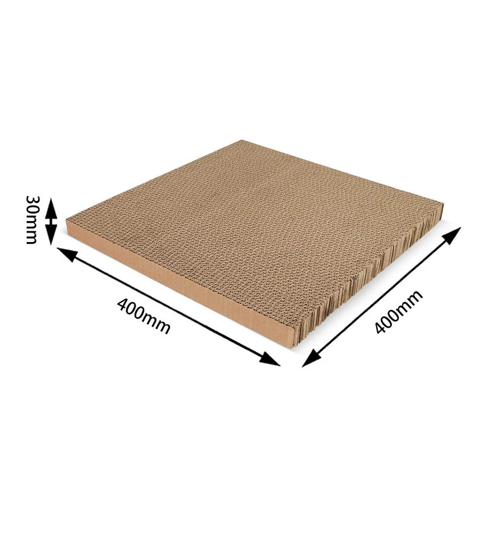 ZODIAC Square black penguin-shaped Cat Scratcher 40x40x40cm - Image 5