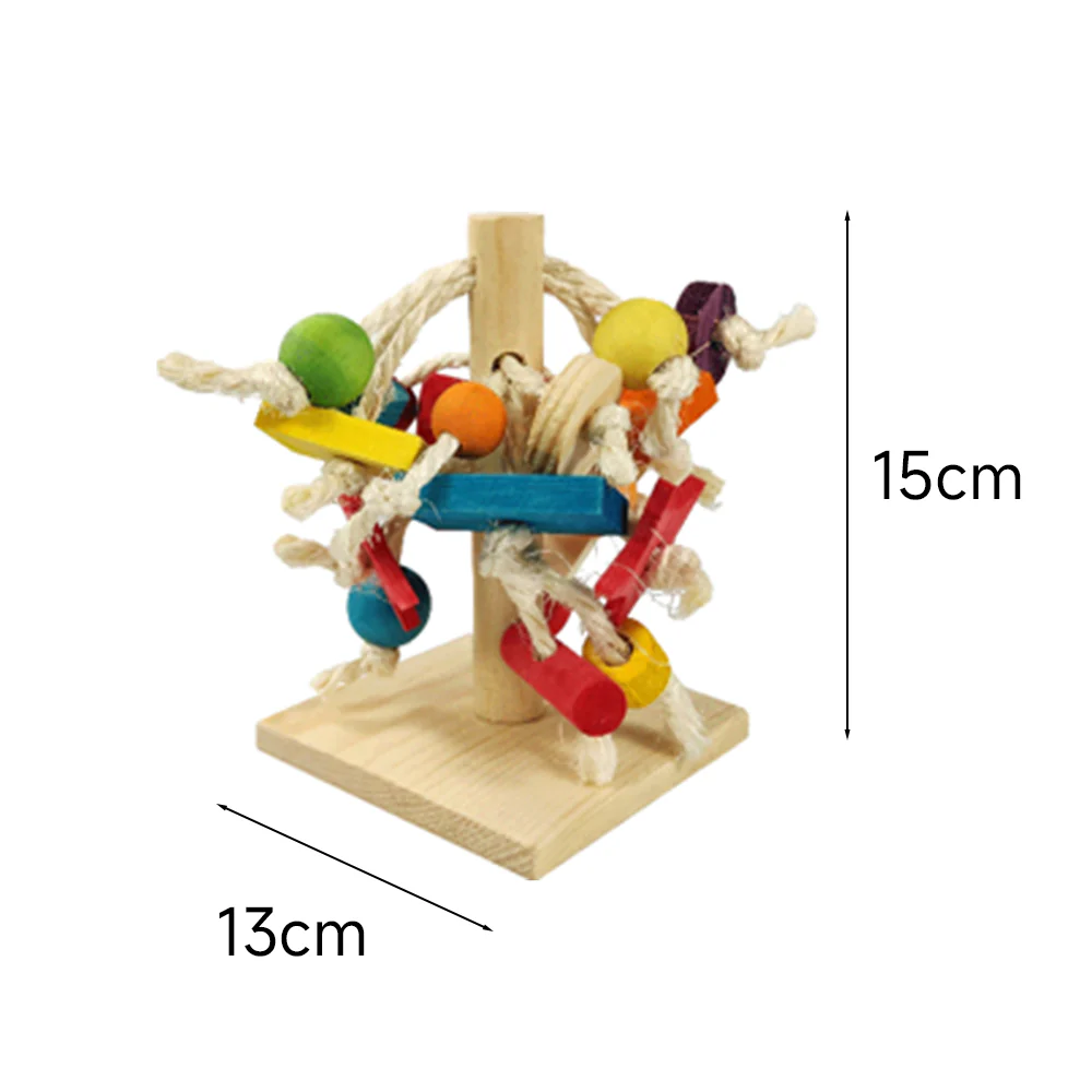 ZODIAC Wooden Chew Tree Small Animal Toy - Image 2