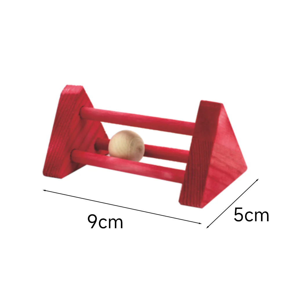 ZODIAC Wooden Rolling Barrel Small Animal Toy - Image 2